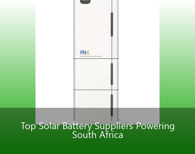 Top Solar Battery Suppliers Powering South Africa